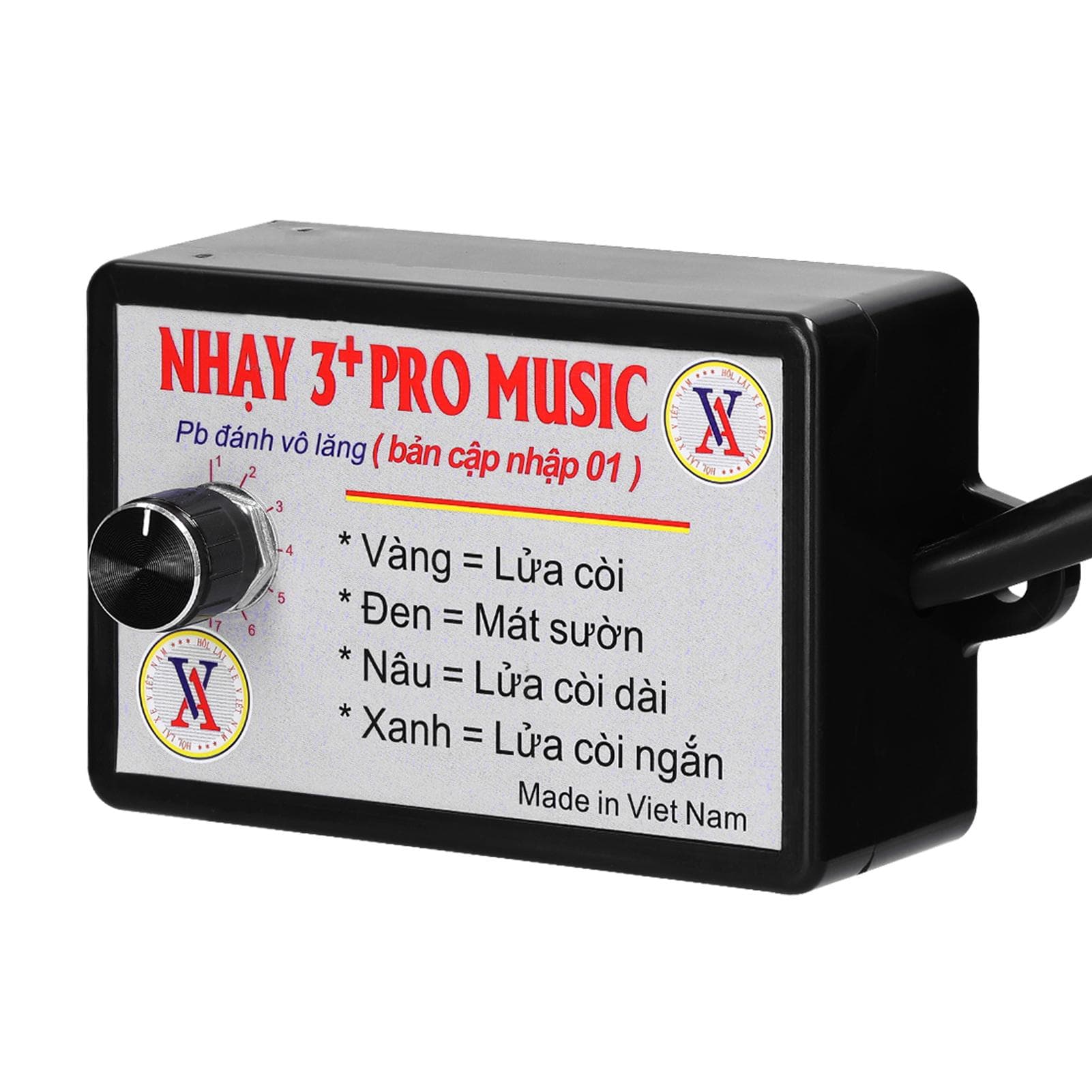 Car Horn Controller Electric Horn Speaker Sound Control Unit with 8 Sound Effects/Volume Switching black