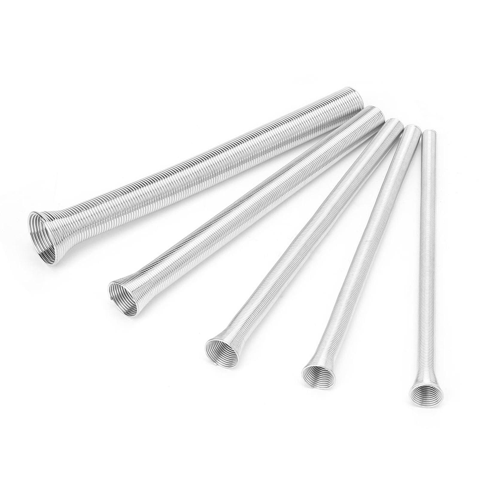 5Pcs 21cm Super Elastic Steel Spring Tube Bender PVC Electrical Wire Bending Pipe