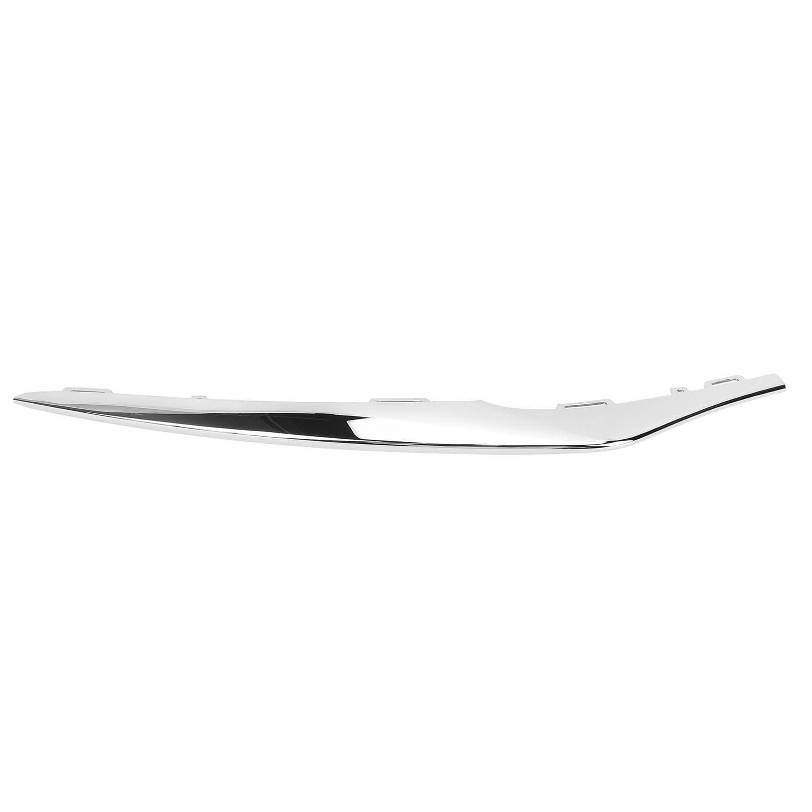 Front Bumper Molding Trim ABS Chrome Precise Fit for CLAClass C117 Standard Version 2016 to 2019