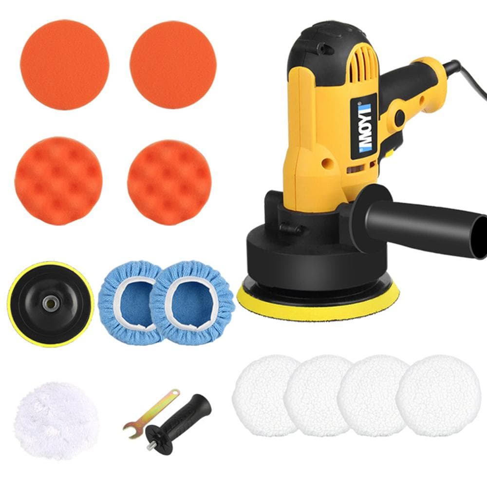 Stepless Speed Adjustable Car Polisher Auto Polishing Machine High Efficiency Waxing Tool EU Plug multicolour