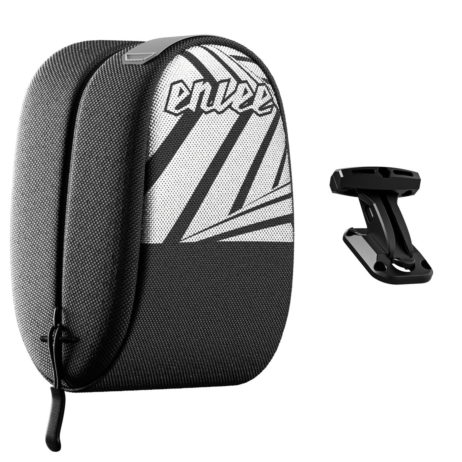 Waterproof Bicycle Under Seat Bag Quick Release Bike Saddle Bag for Mountain Road Bike L black