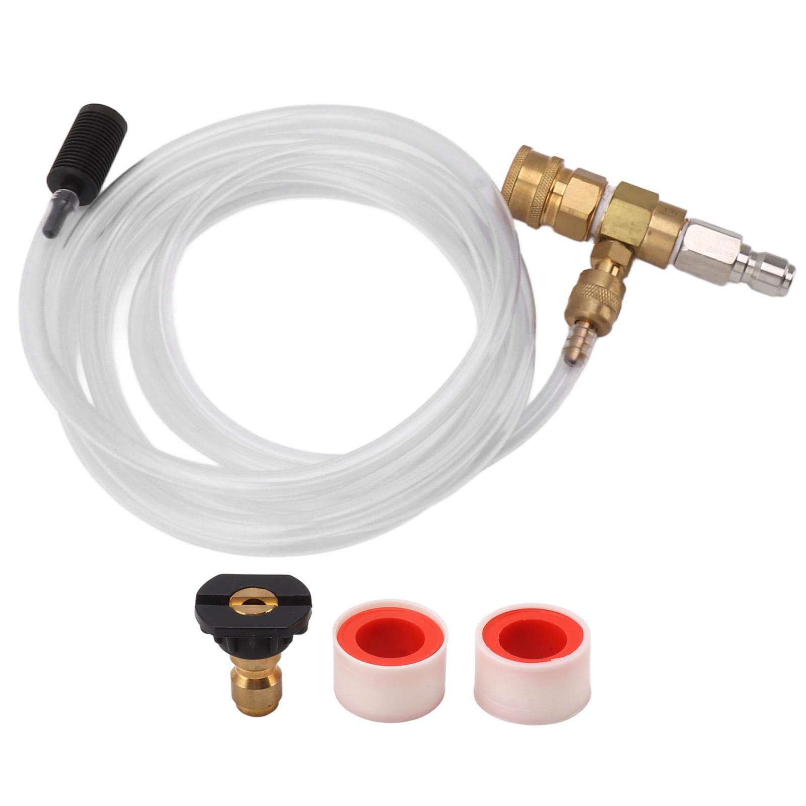 Adjustable Chemical Injector Kit Power Washer Chemical Injector Kit Soap Injector with Siphon Hose