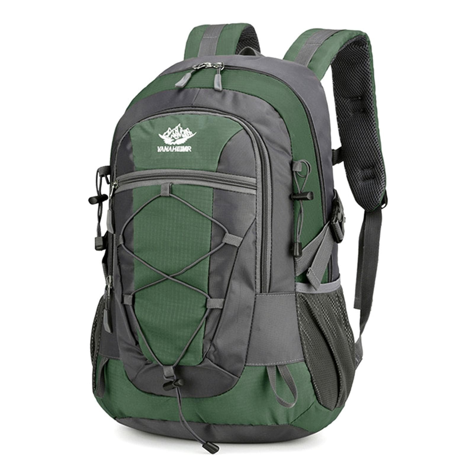 Hiking Backpack Travel Backpack Camping Backpack for Men Water Resistant Outdoor Backpack with green