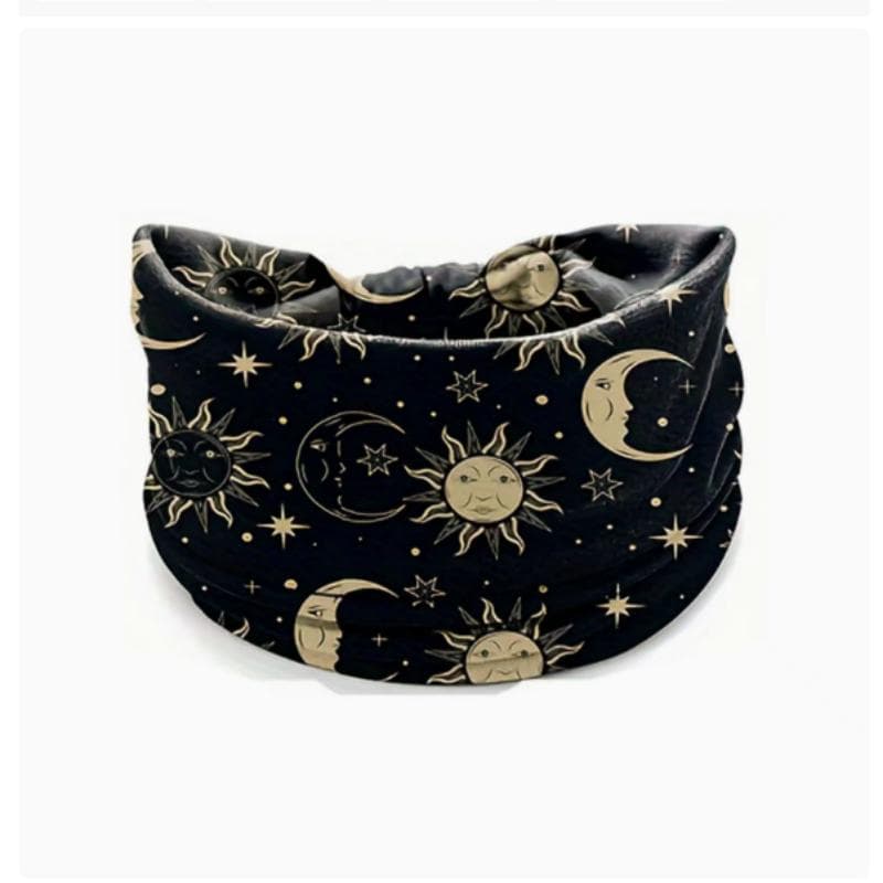 Women's Boho Cotton Printed Headband Sports Band Striped headband A Wide Edge Yoga Headband Soft Hair Band Headdress Bundle Women Girls Hair Band
