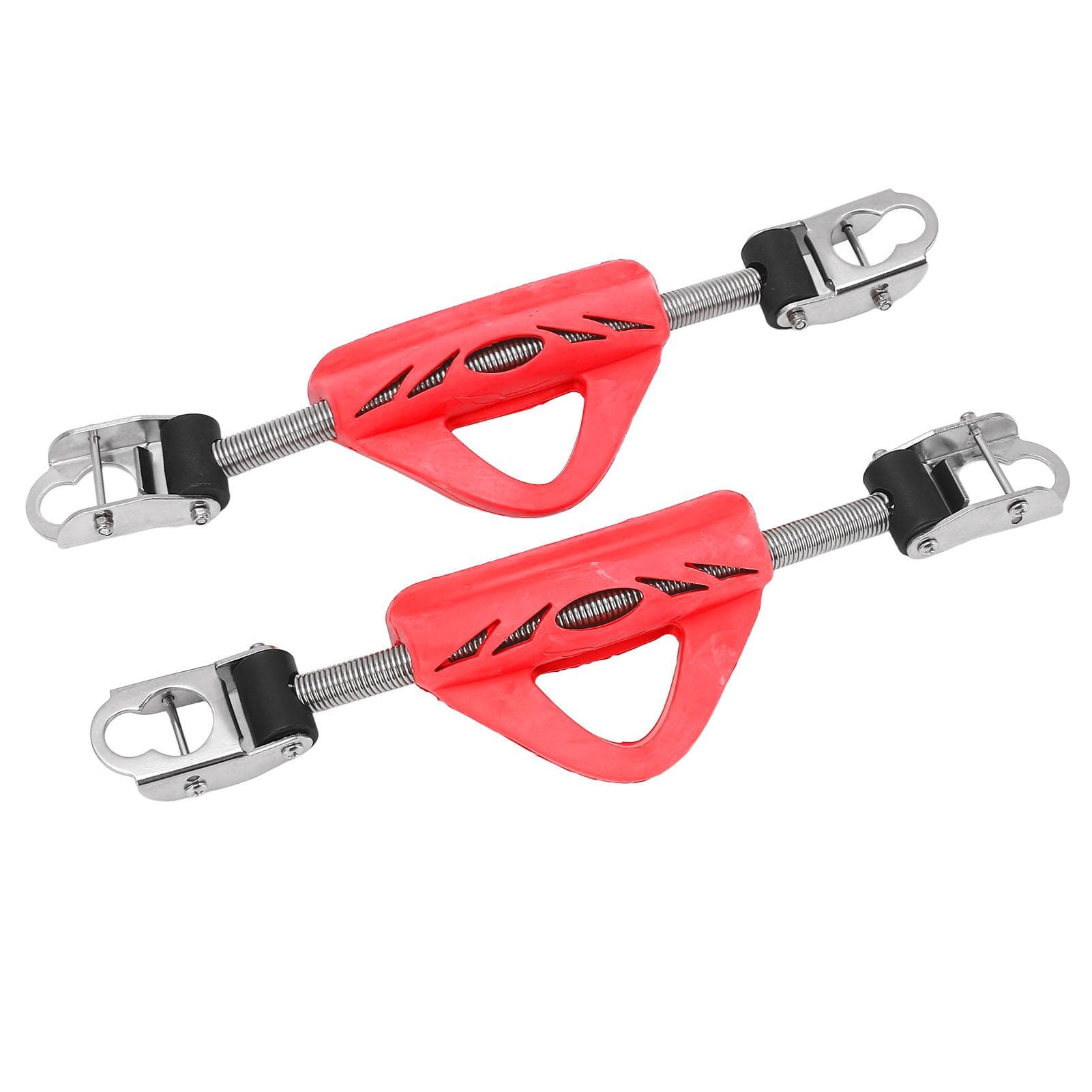 2PCS Diving Fin Spring Strap 316 Stainless Steel Dual Use Scuba Diving Fin Spring Heel Strap red