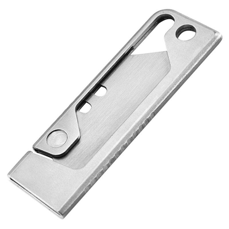 Stainless Steel EDC Folding Utility Knife Wallpaper Knife Multi-function Paper Cutter Courier Knife Manual Knife Outdoor Peeler