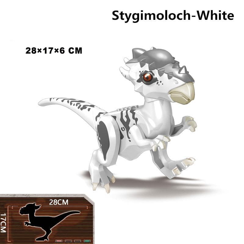 28CM Huge Raptor Carnotaurus Building Blocks Dinosaur Bricks Tyrannosaurus T-Rex Assemble Kids Toys Kids Gift Christmas Gifts 09
