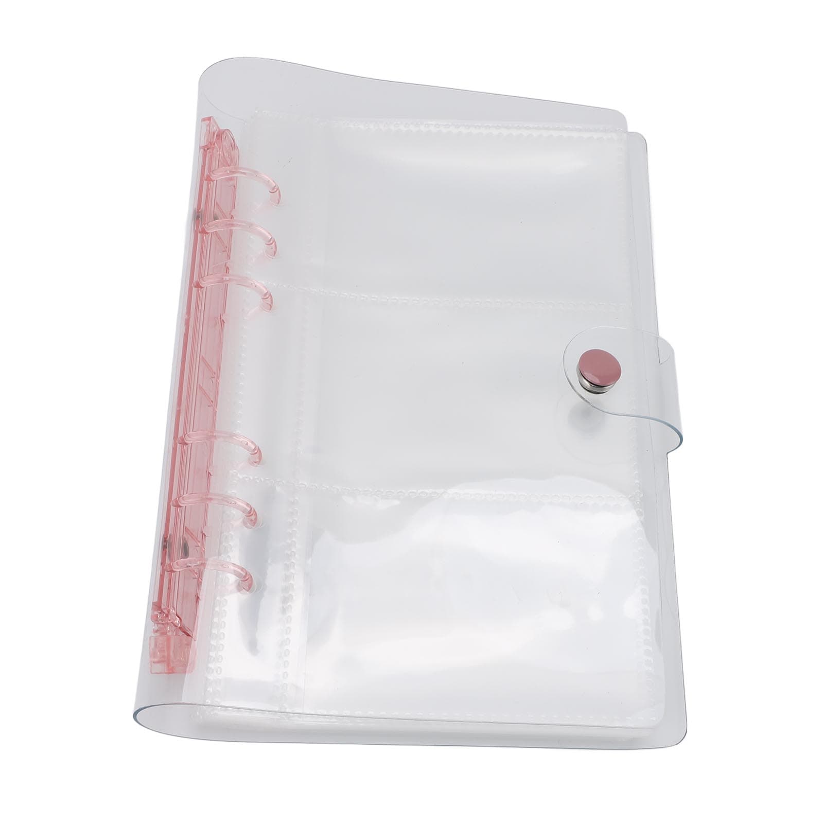 120 Pockets Photo Album Photocard Binder Memory Book Game Cards Holder Binder Card Collector Album transparent pink