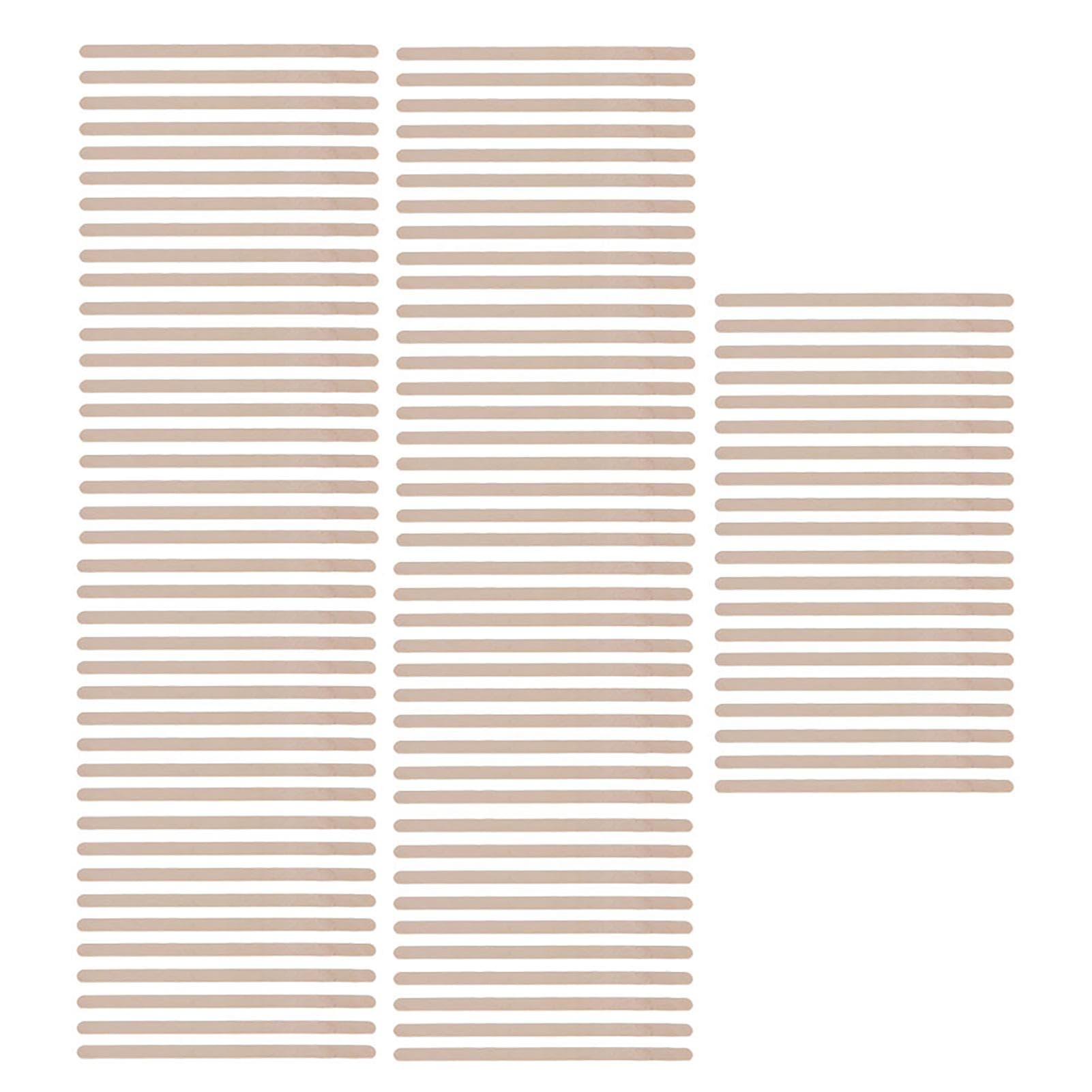 100PcsBag Disposable Wooden Depilatory Wax Applicator Stick Spatula Hair Removal Tools white