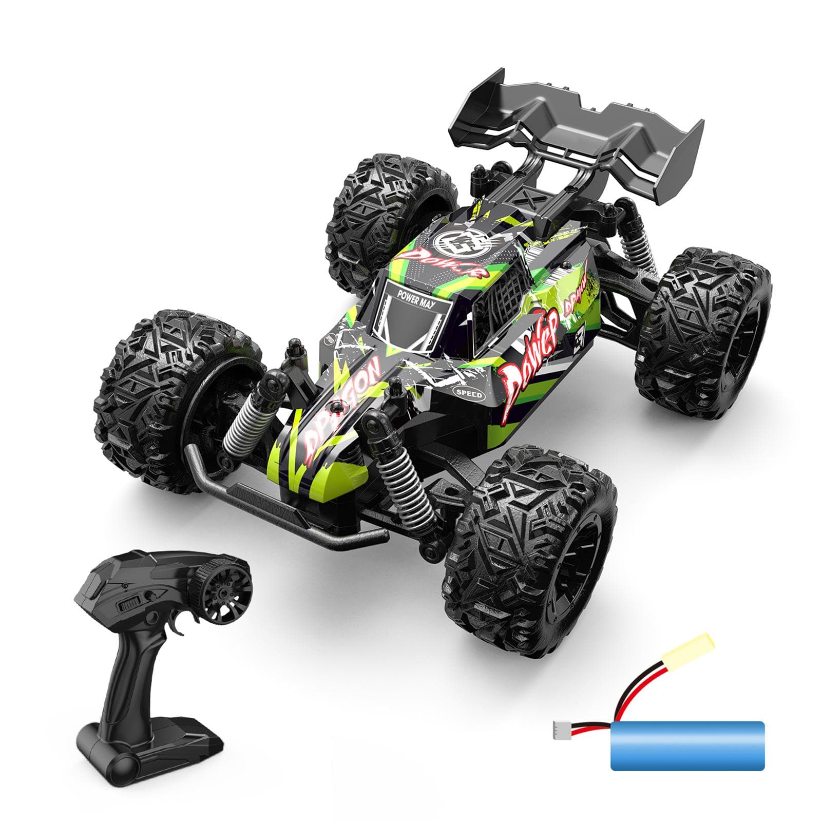 Remote Control Car, 1:20 Scale 2.4GHz Remote Control Racing Car 4-Wheel-Drive High-Speed Off-Road
