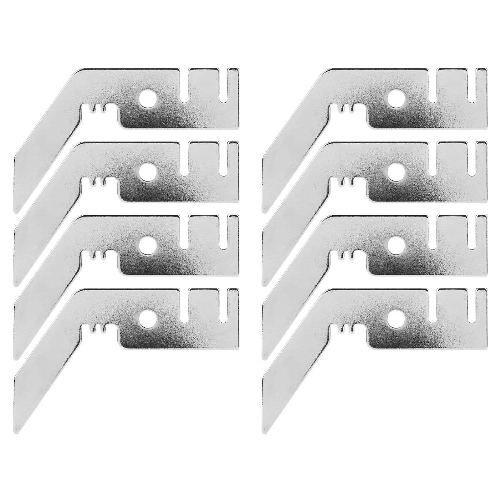 8PCS 3 Inch Double Crossbar Hanger Iron Wedding Valance Hanger for Pipe and Drape Backdrop Stand