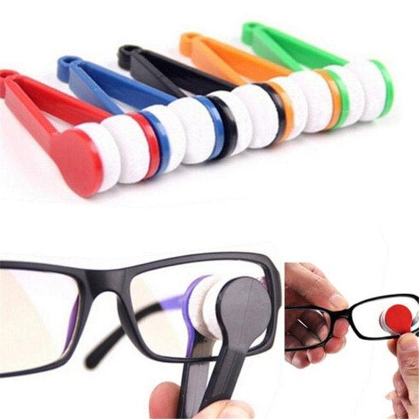 Glasses Sunglasses Eyeglass Spectacles Cleaner Brush Wiper Wipe Kit
