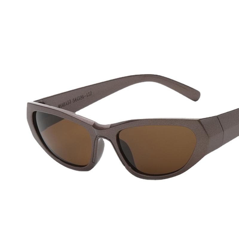 New Steampunk Y2K Sunglasses Women Punk Goggle Designer Sun Glasses Men Silver Mirror Shades Fashion UV400 Eyewear As shown in figure
