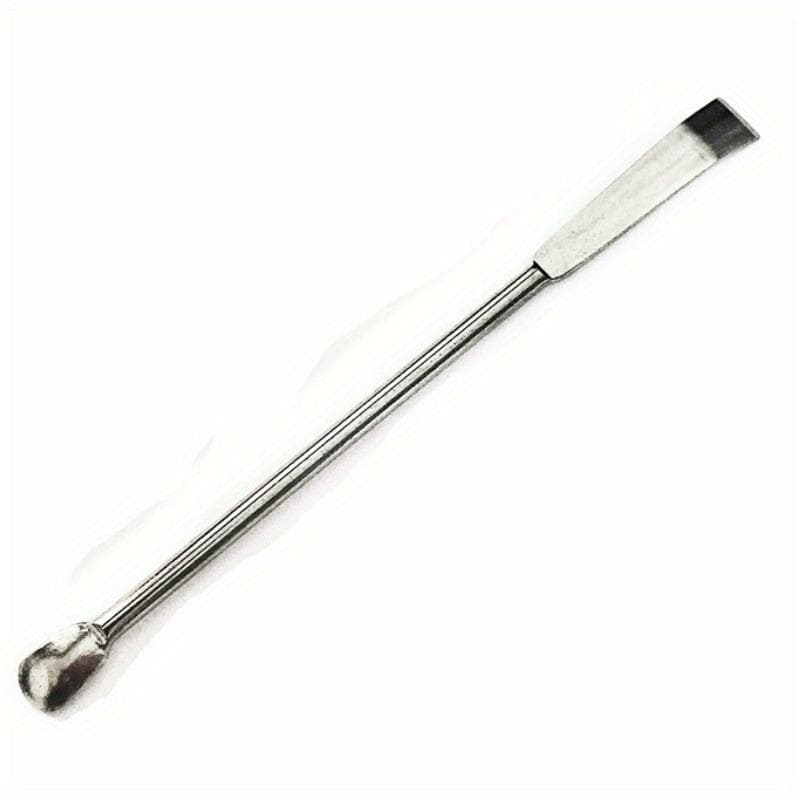 Micro Drug Scraper Spoon Stainless Steel Spatula Scoop Shovel Length 100 mm SUS Trace Medicine Spoon