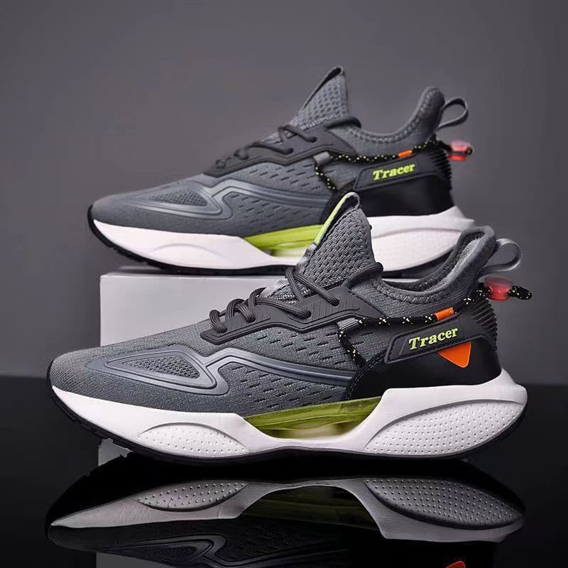 Lightweight Breathable Basketball TN Sneakers Cushioning Running,Casual,Sport,Work Shoes 43 grey
