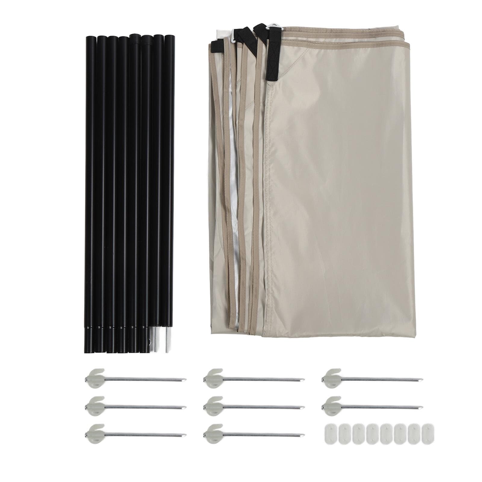 Sun Shade Sail Multipurpose Thickened Sunscreen Coating Rainproof Sunshade Canopy for Patio Garden