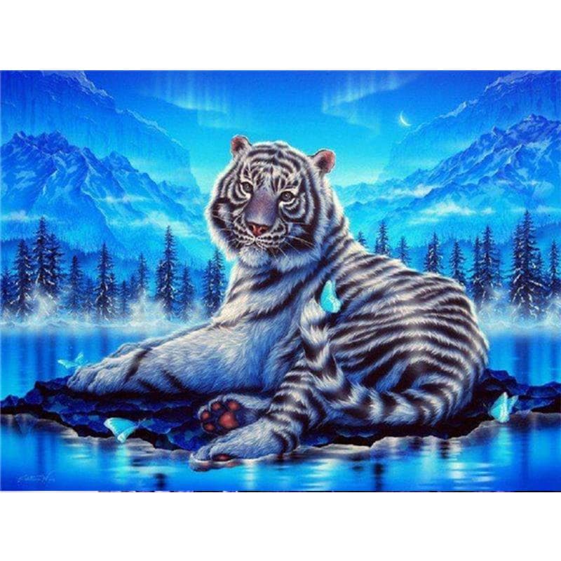 5d Diamond Painting Full Drill Tiger Diamond Embroidery Rhinestones Cross Stitch Home Decor Gift 20X30CM