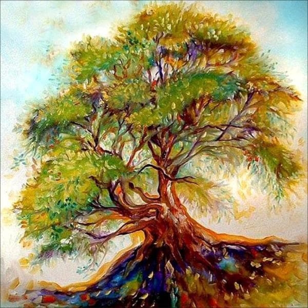 5D DIY Diamond Painting Scenery Series Full Circle Diamond Embroidery Animal Cross Stitch 30x30CM light blue