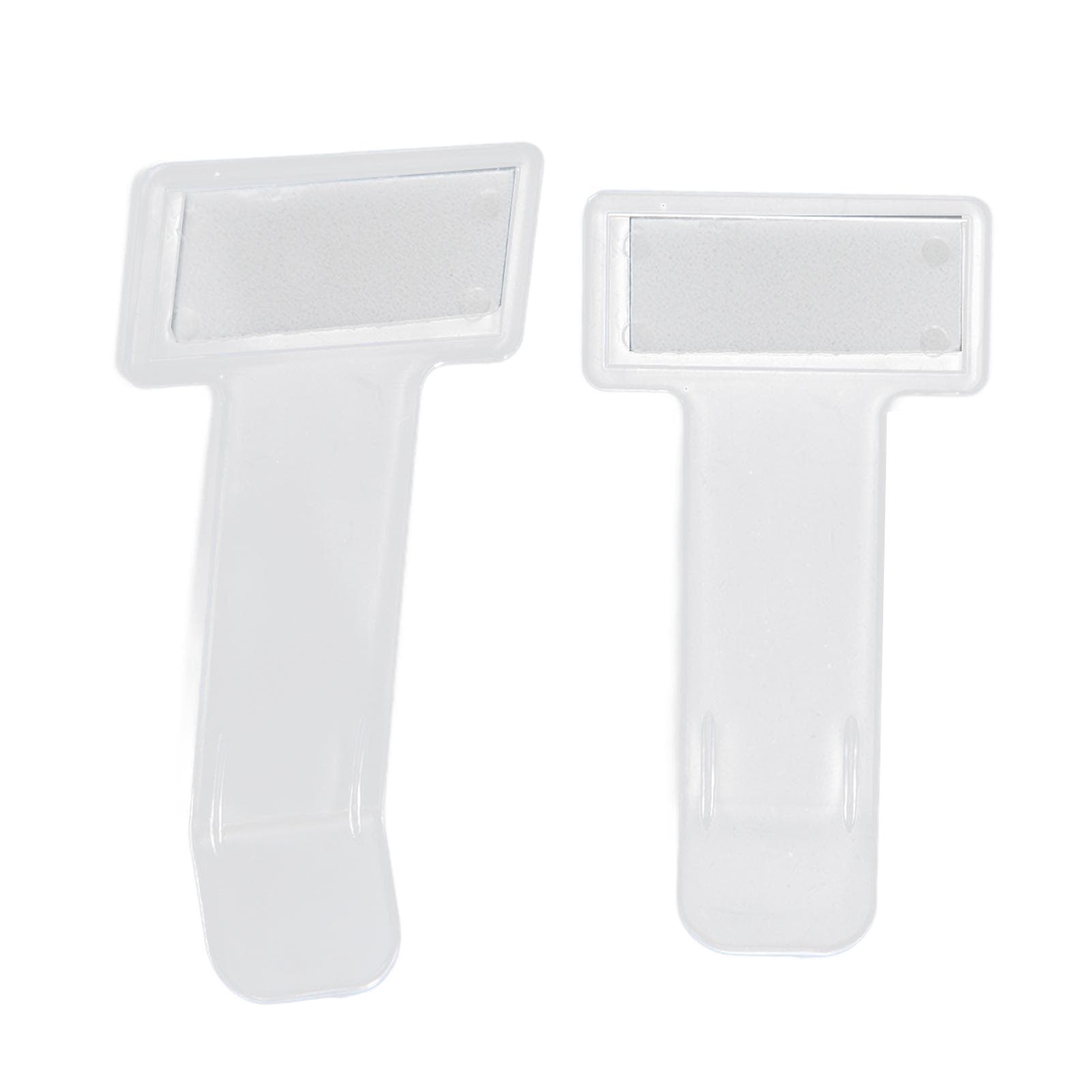 10 Pcs Card Clip Firm Bill Change Parking Ticket Permit Space Saving Transparent Clip