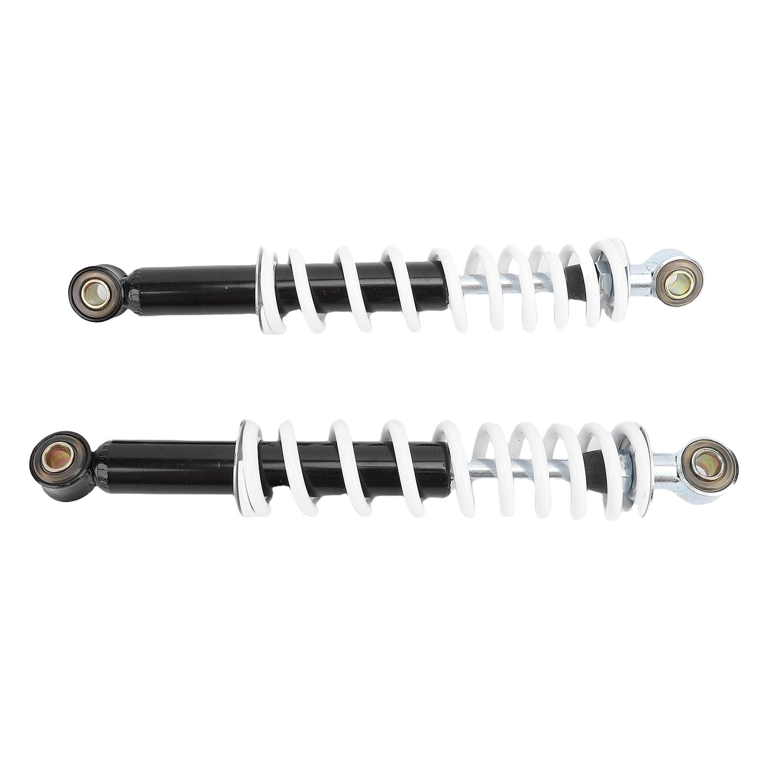 1 Pair 275mm Motorcycle Shock Absorber Adjustable Damping 10mm Hole ID for 50ml 70ml 90ml ATV Go