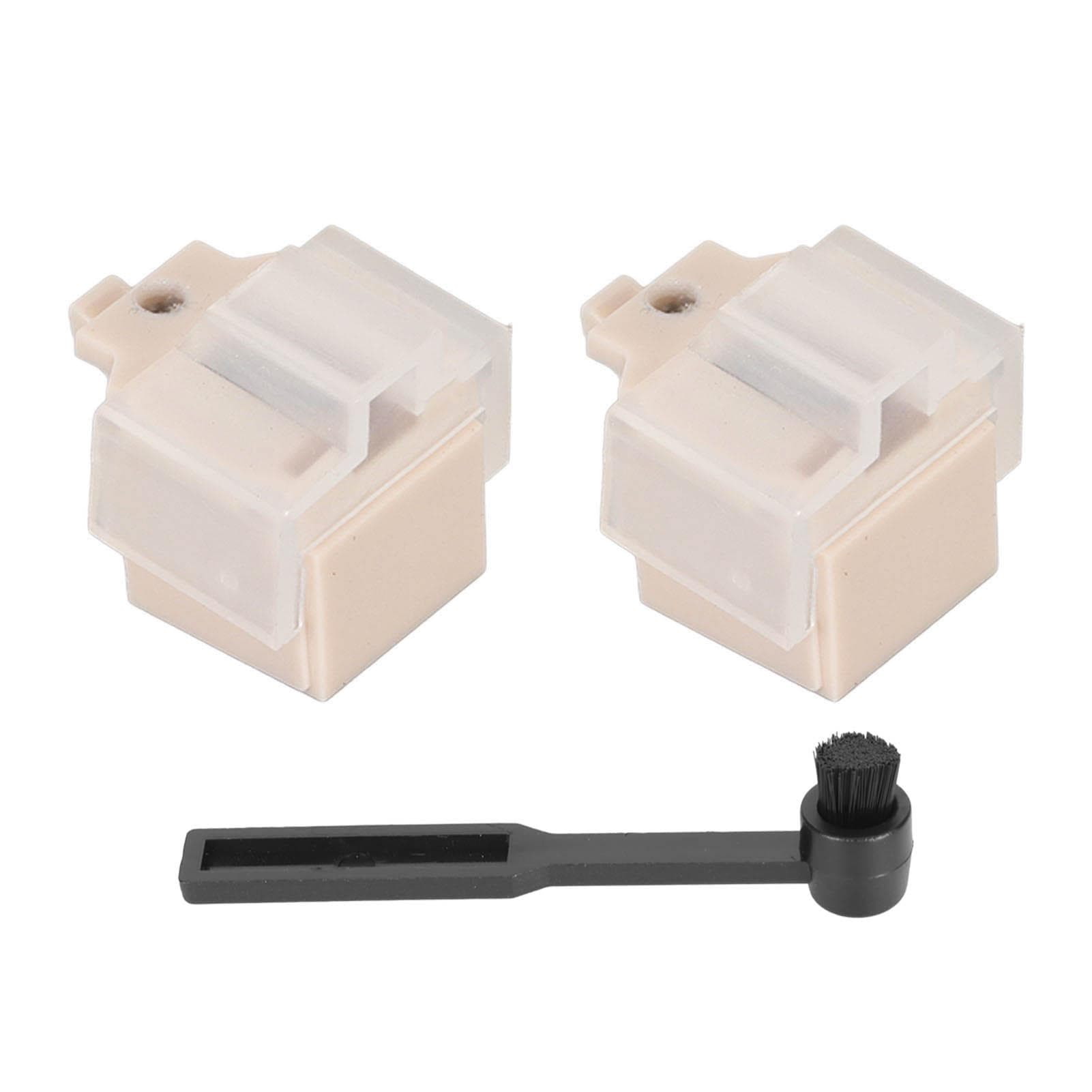 2PCS Record Player Needles Replacement Turntable Needles with Stylus Cleaning Brush for AT LP60 AT