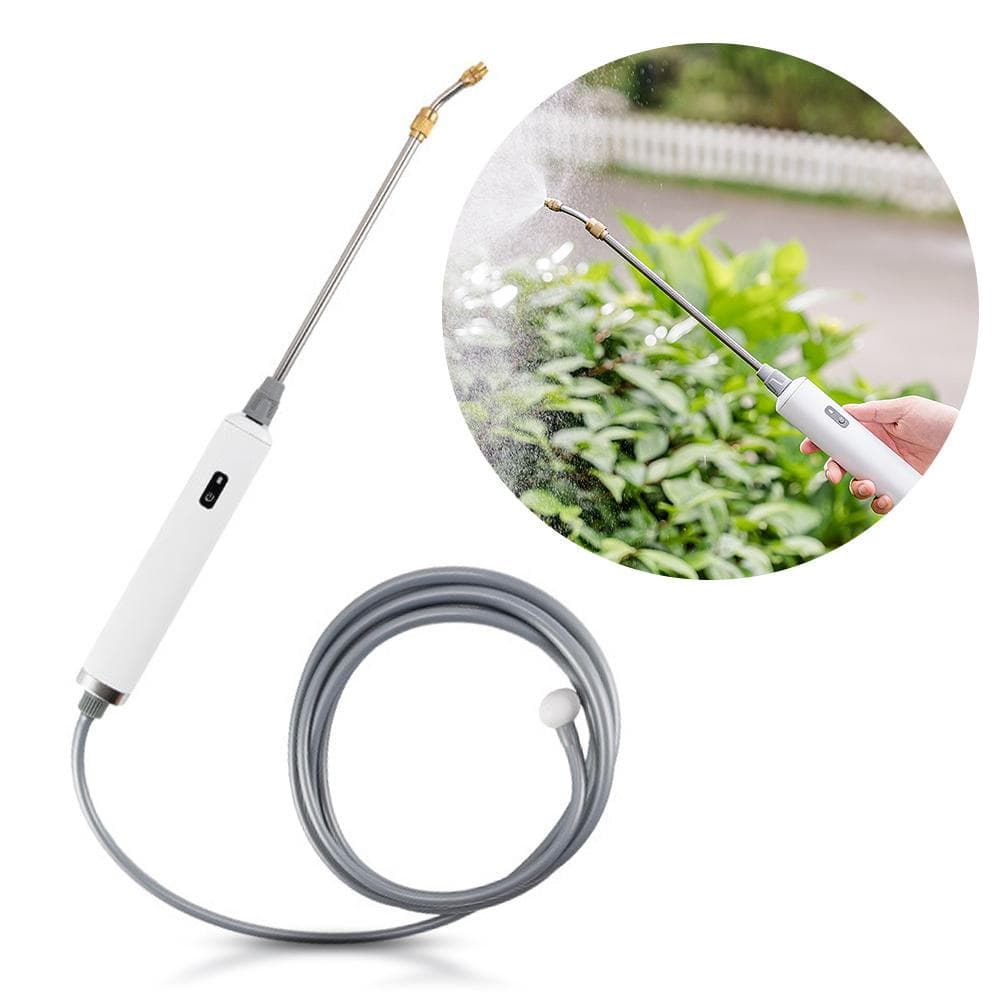 Stainless Steel Watering Wand with 3 Spray Adjustable and One Click Easy Operation, Electric Type-1