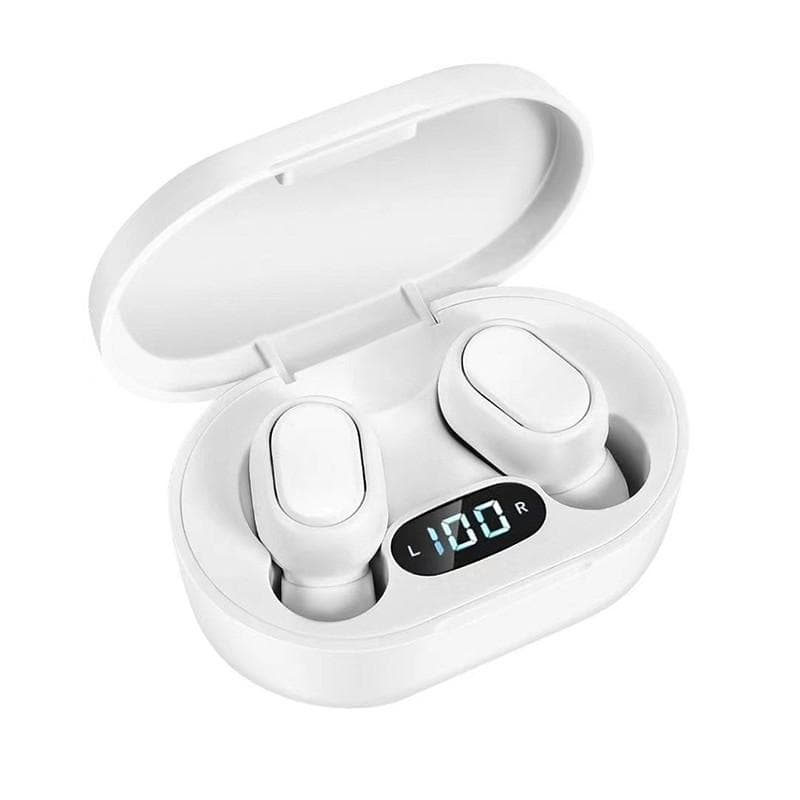 E7S TWS Headsets Bluetooth 5.0 Earphones Waterproof Sports Earbuds Stereo Music Headphone With Mic white