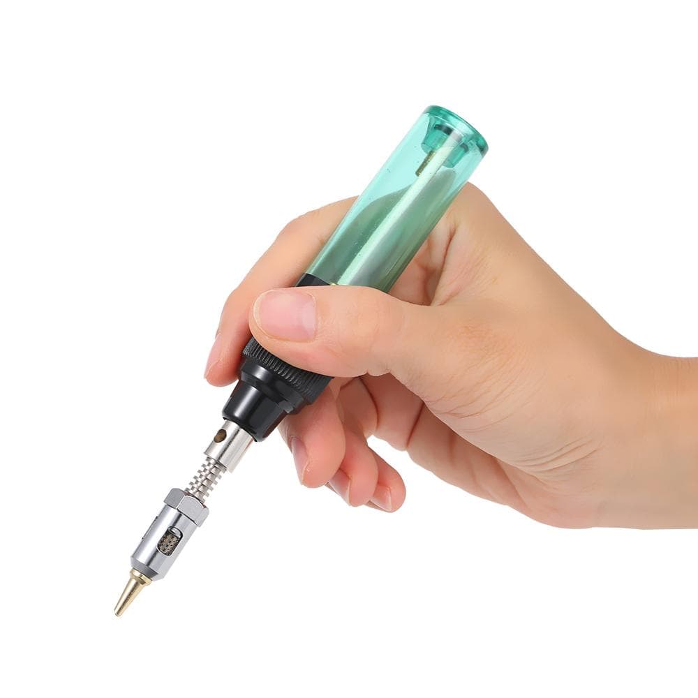 Gas Soldering Iron Electric Soldering Iron Gun Welding Tools Flame Torch Cordless Solder Iron(Pink) green