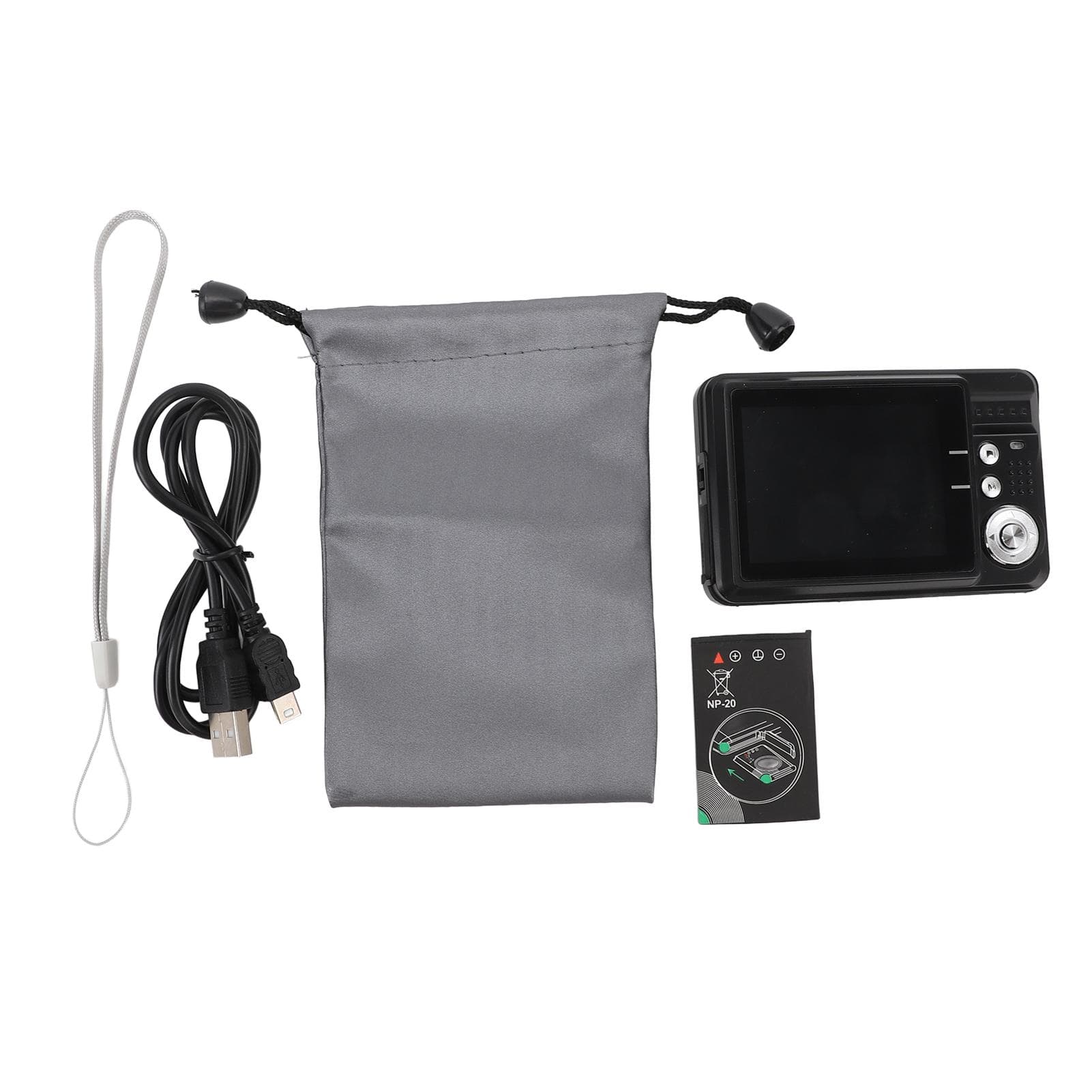 Digital Camera 48MP 4K 8x Zoom Anti Shake 2.7inch TFT Display Autofocus Auto Face Beauty Multi