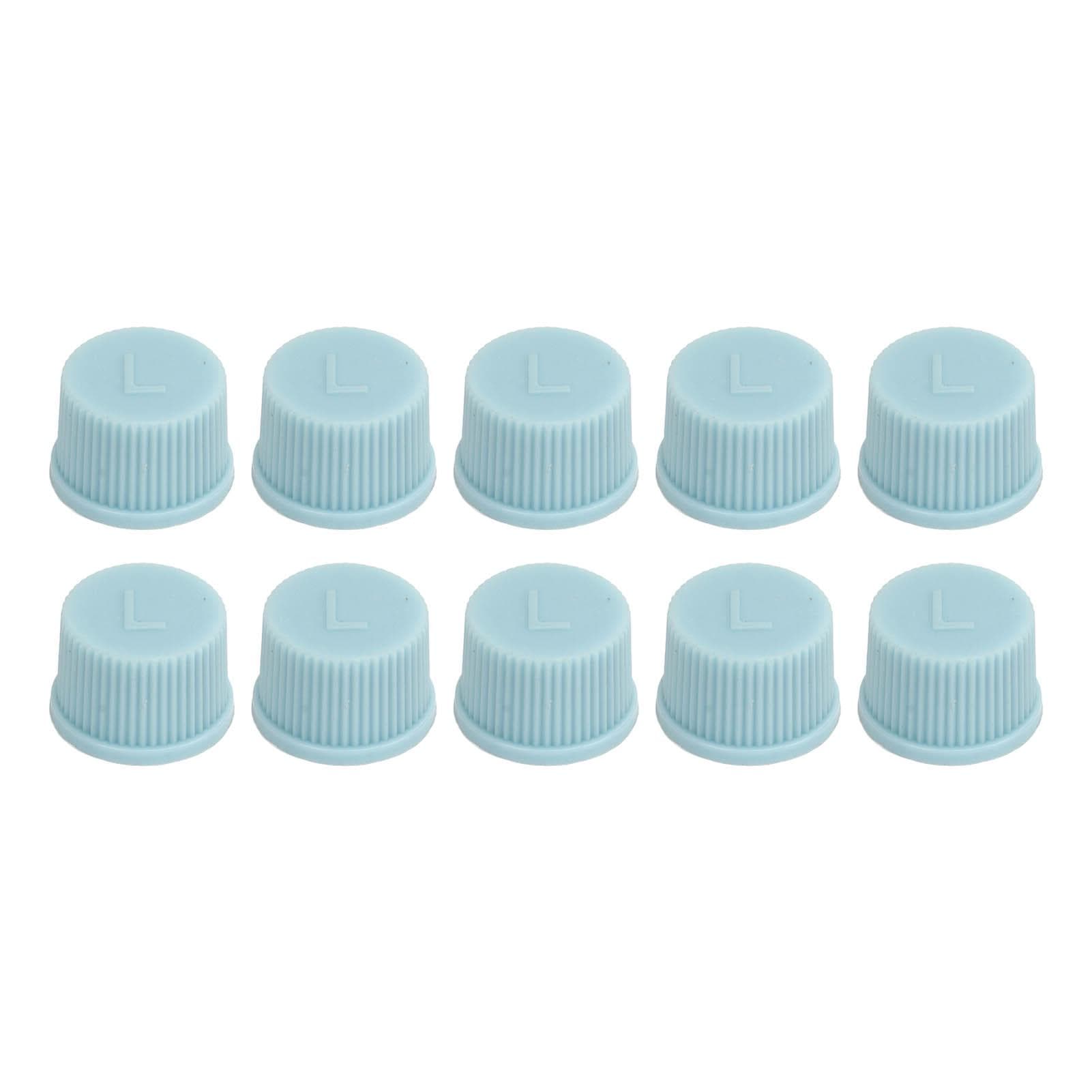 50PCS Air Conditioning Valve Cover ABS Wear Resistant Air Conditioner Charging Port Cover for