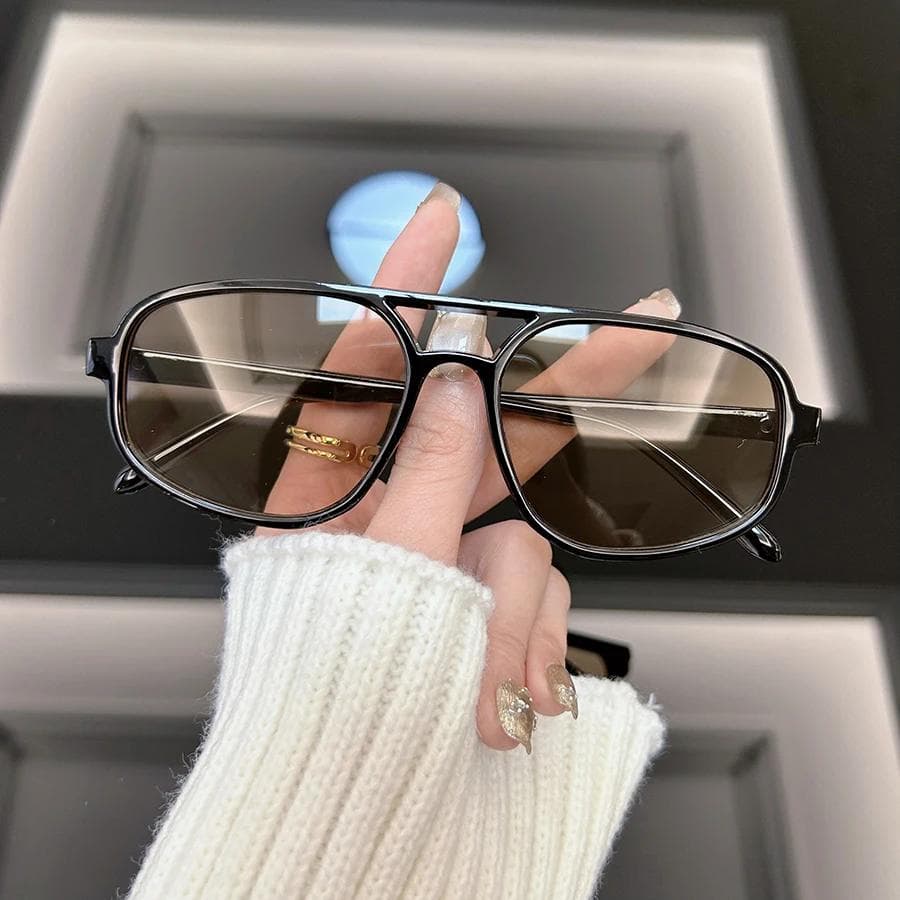 Square Vintage Sunglasses Women Men Designer Shades Retro Fashion Sun Glasses Brand Personality Oculos De Sol Other