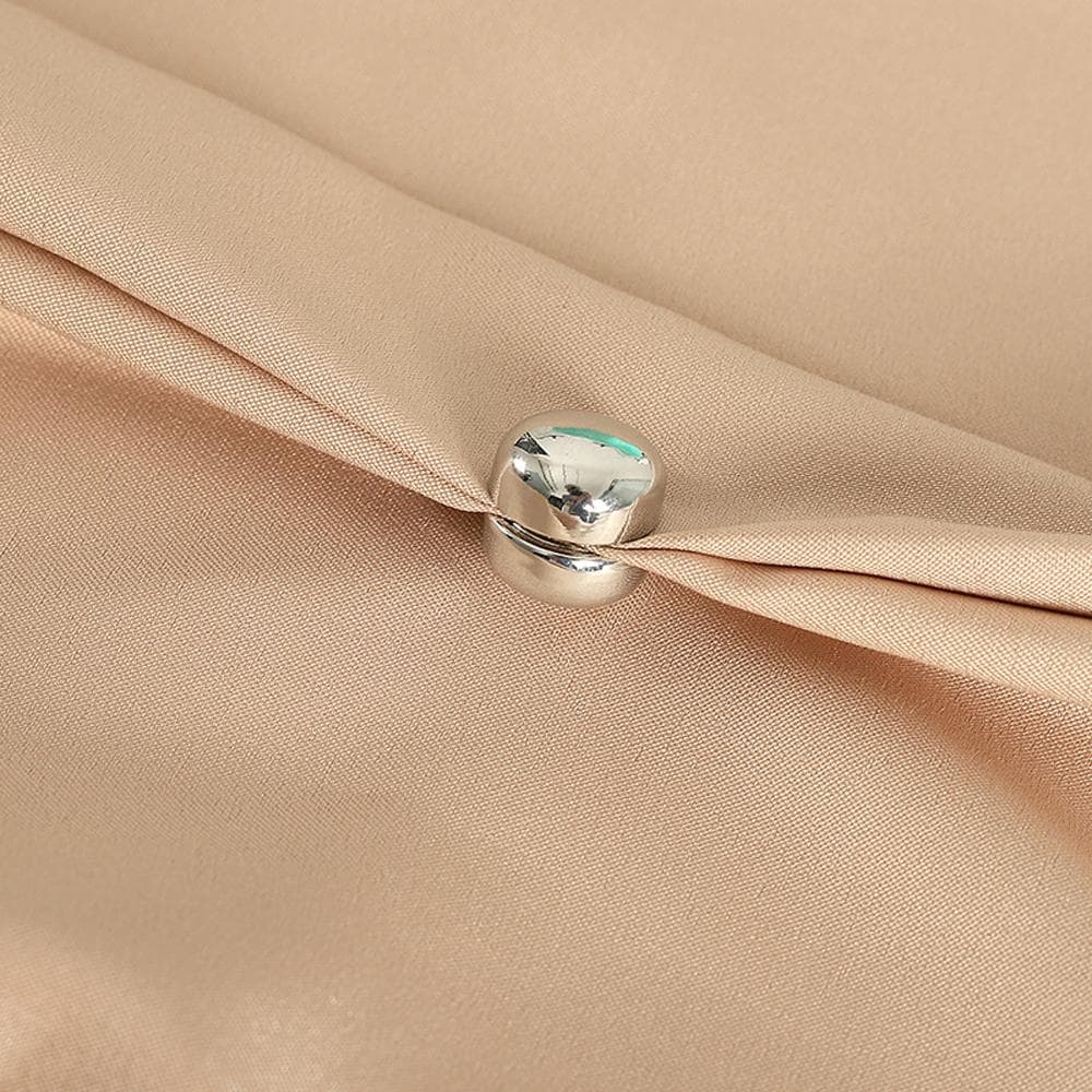 Spray Paint Shawl Pin Strong Hijab Magnetic Buttons Multi-Use Scarf Magnets Pins Scarf Accessories silver