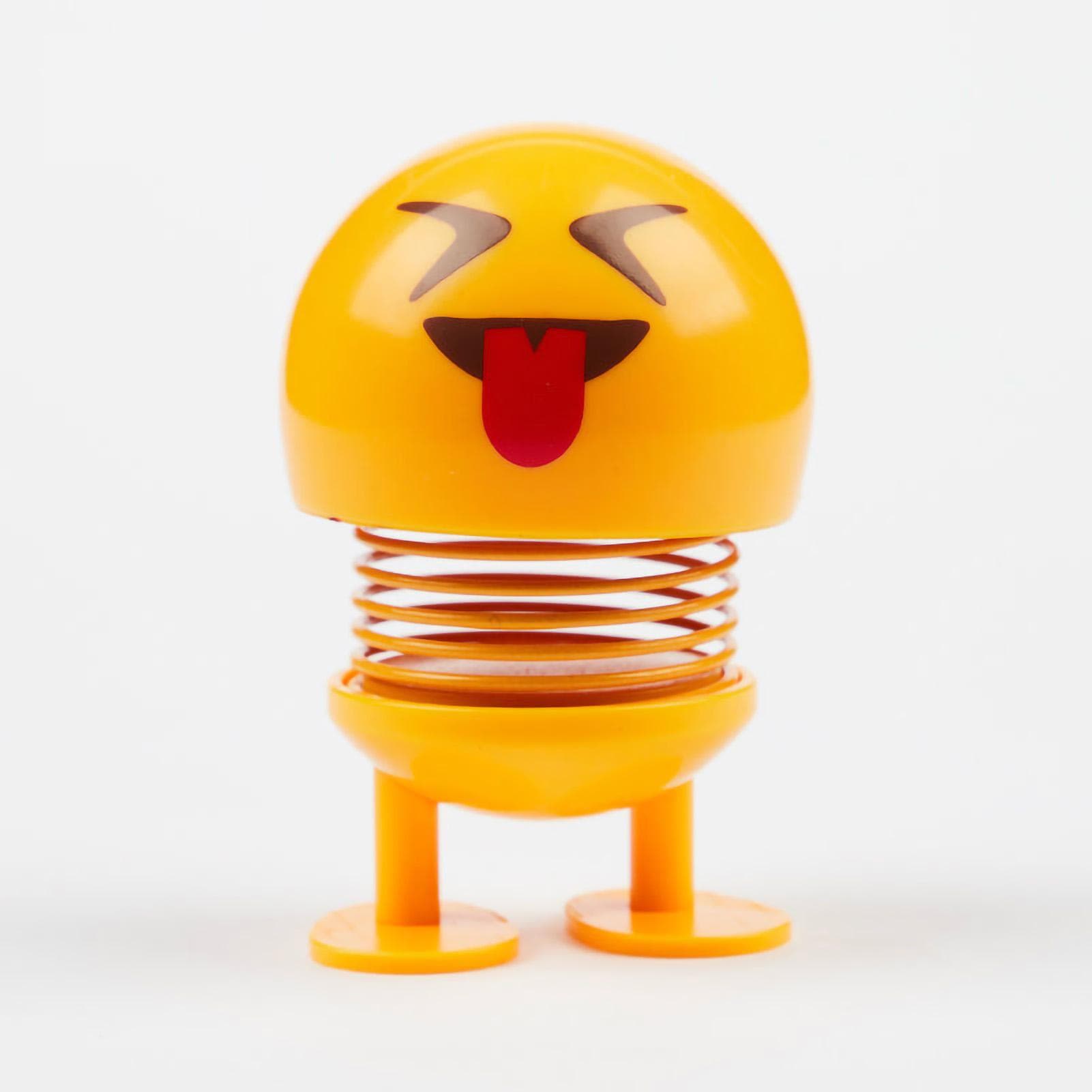 Spring Bobble Head Toy Cute Face Car Emotion Doll Interior Decoration for Car DashboardNo.14
