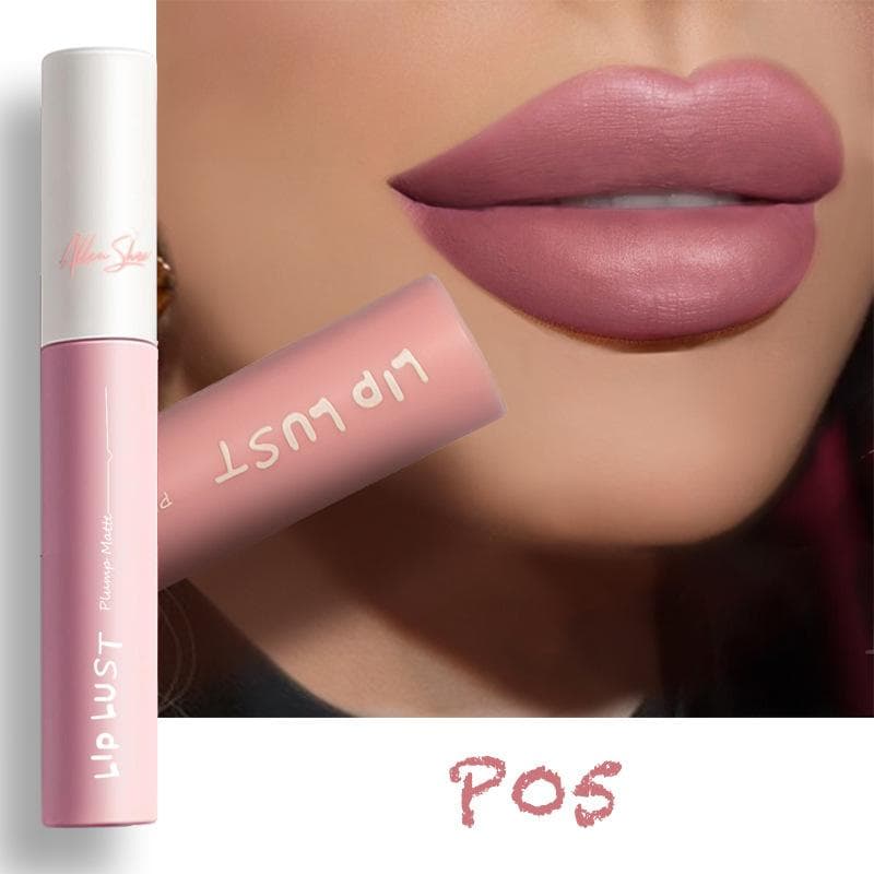 7-color Moisturizing Lip Gloss Waterproof Liquid Lipstick Matte Lipstick Naked Lip Glaze Nude Lip Gloss Women's Makeup Lipstick 05