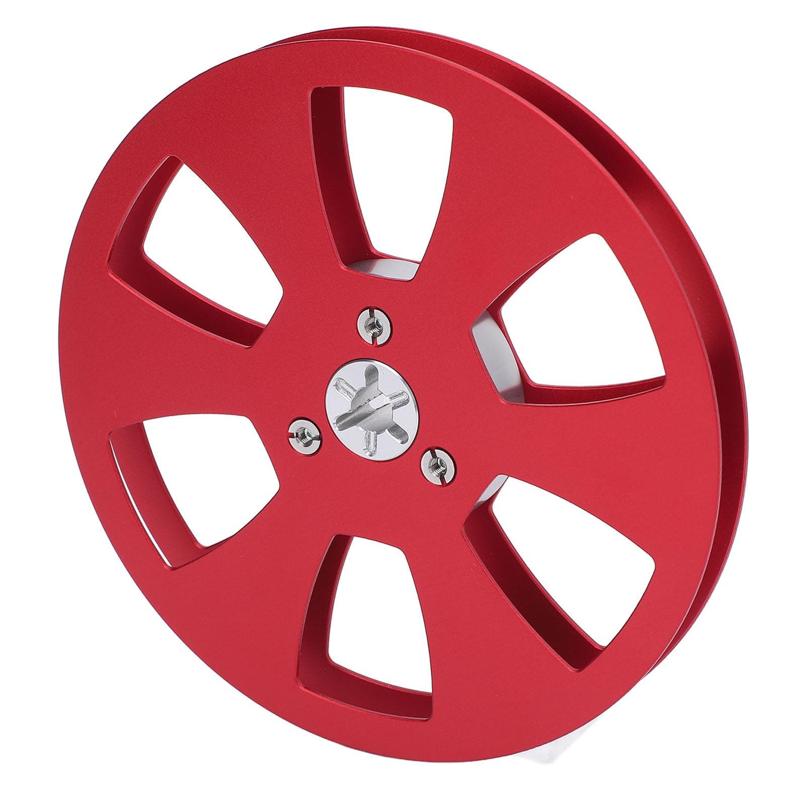 14 5in Empty Tape Reel Sound Recording 6 Hole Aluminum Alloy for ReVox Opening Machine Parts Blue red