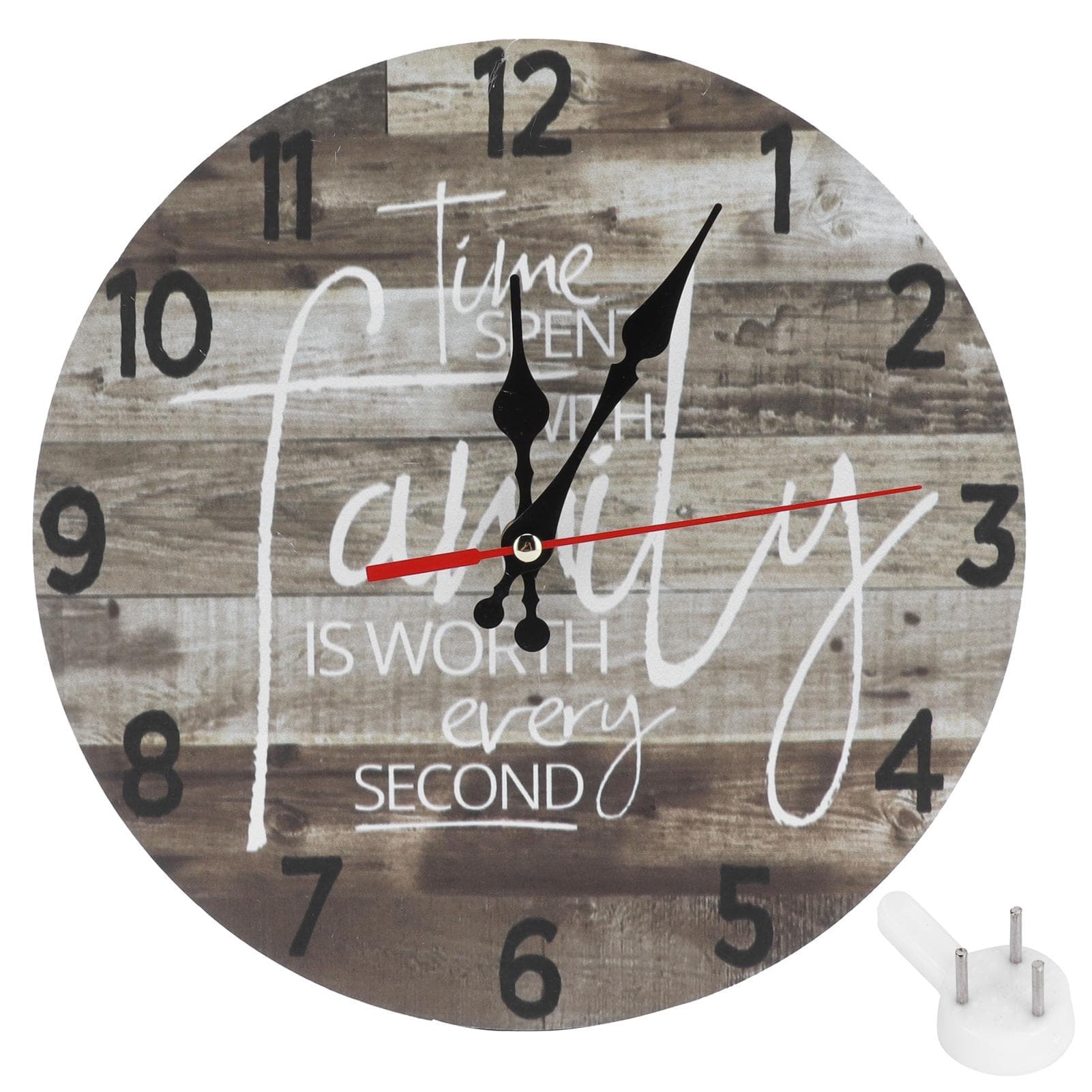 Round Silent Wall Clock Home Decoration Wall Clock Retro Decoration Wall Clock