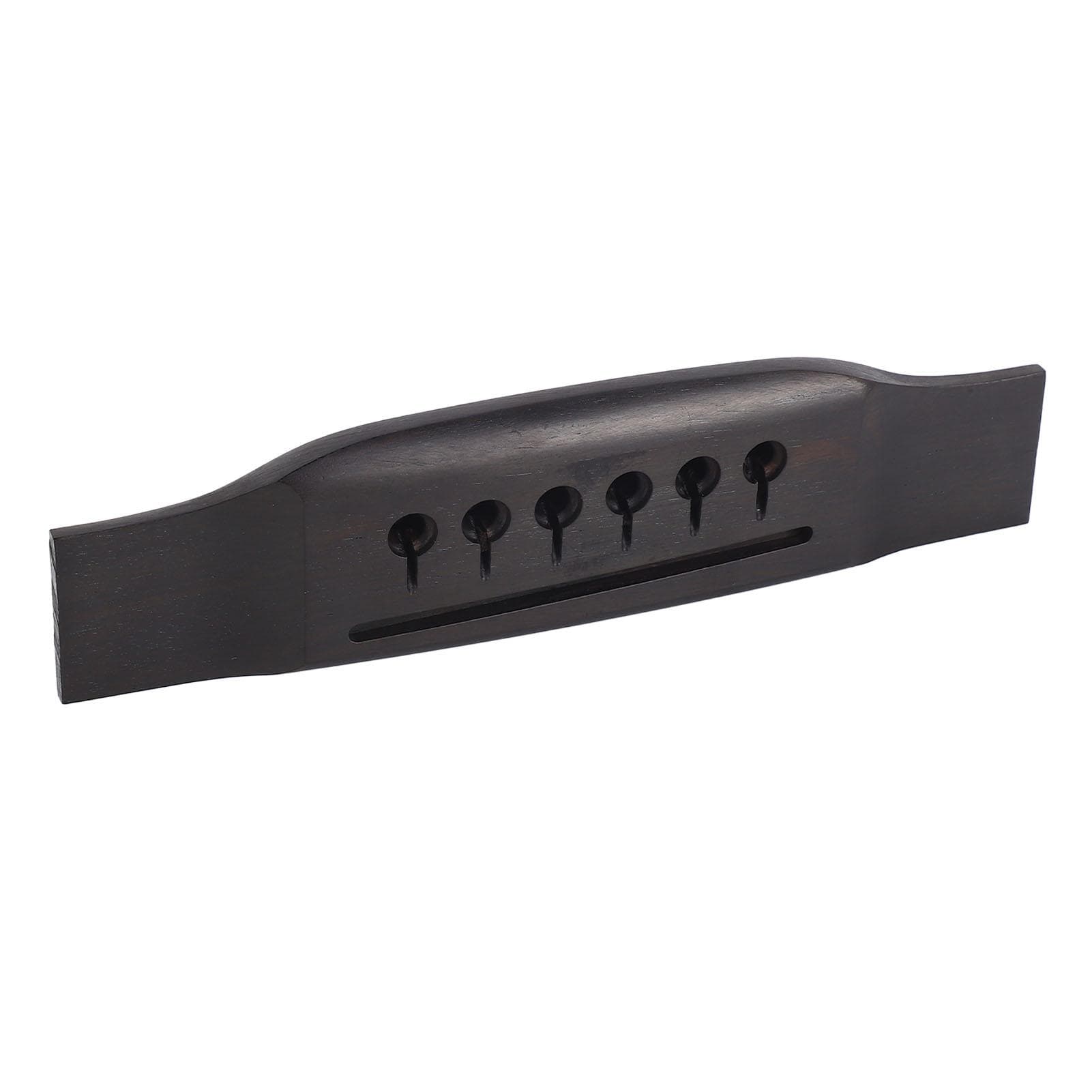 Guitar Saddle Bridge Ebony 6 String Guitar Saddle Bridge Instrument Accessory Part for Playing