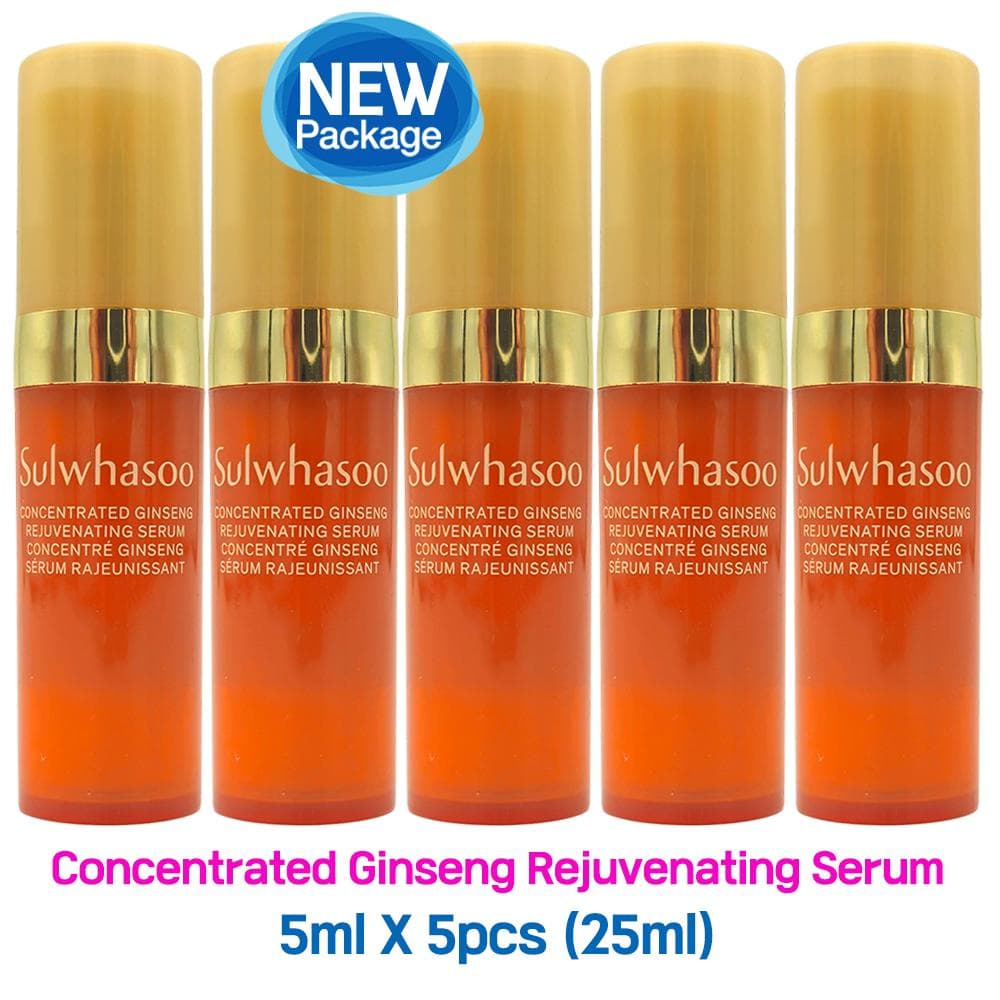 5pcs/25ml_[SULWHASOO] Concentrated Ginseng Rejuvenating Serum 5ml (Sample) 5ml X 5pcs (25ml)