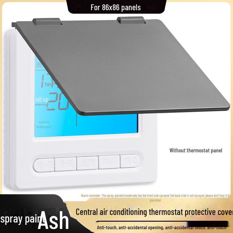 Smart Thermostat Dust & Touch Protection Cover for Central AC & Floor Heating Type 86