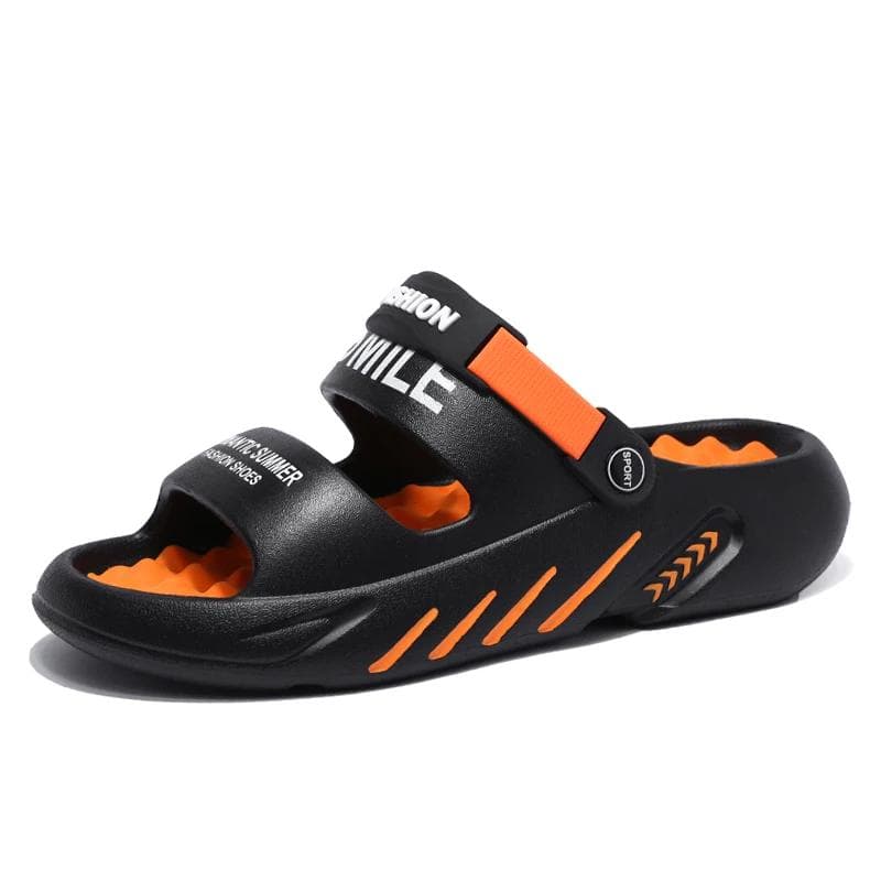 Massage Men Slippers Summer Breathable EVA Sandals Dual Purpose Sandals For Men Lightweigh Sumer Shoes For Men Plus Size 39-48 47-48