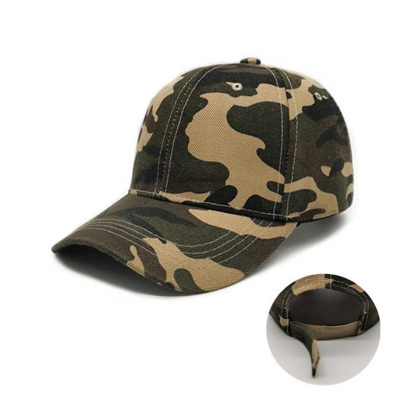 Tactical Cap Outdoor Sport Snapback Stripe Caps Camouflage Hat Simplicity Military Army Camo Hunting Cap