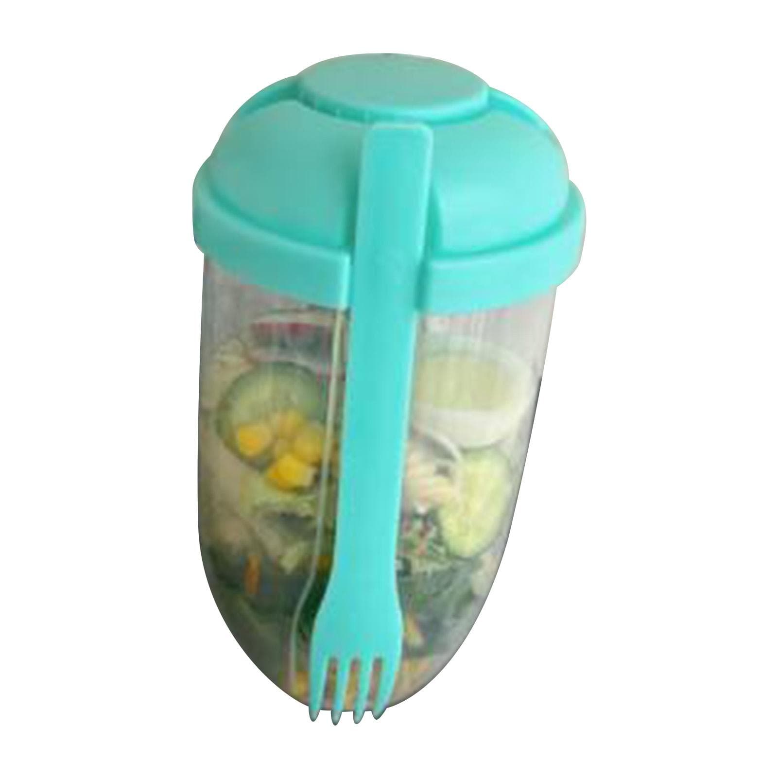 Vegetable Breakfast Salad Cup Portable Healthy Salad Shaker Cup with Lid and Fork