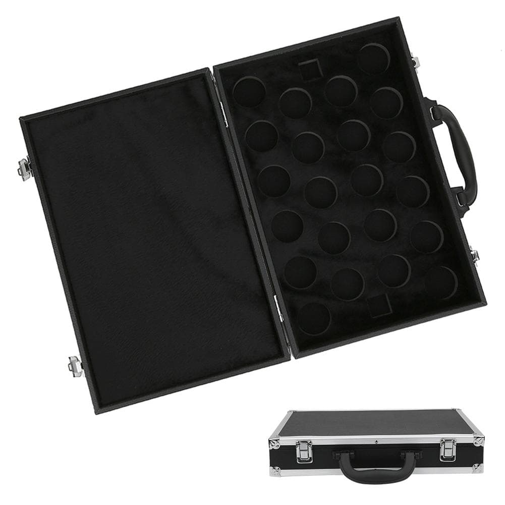 Billiard Balls Storage Box Billiards Snooker Pool Carrying Case with Handle Accessory