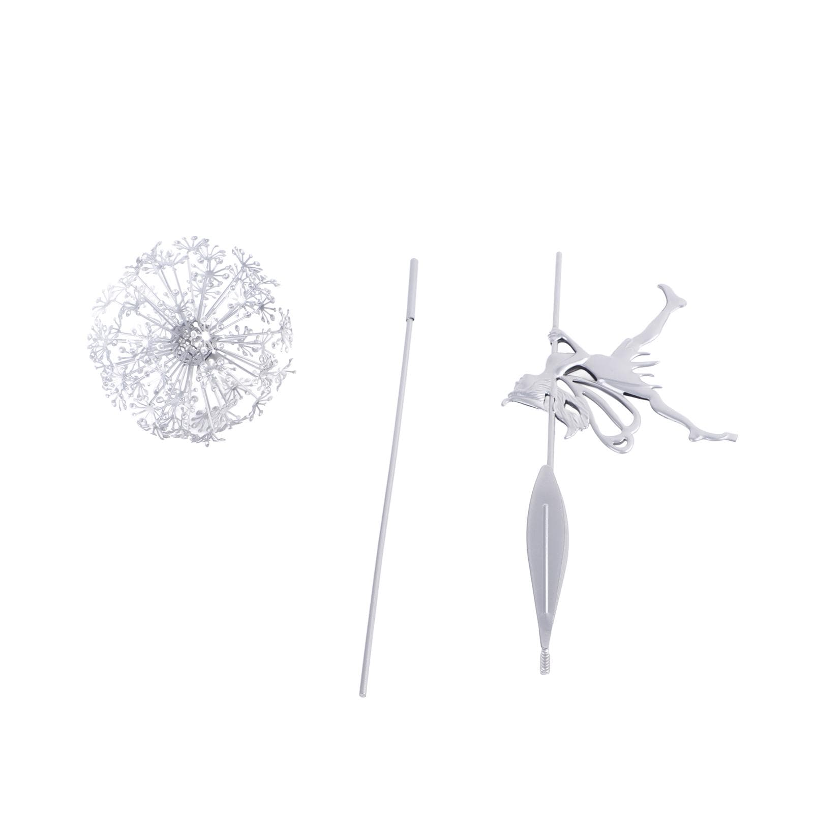 Walking Fairy Flower Statue Garden Fairy Flower Decorative Stake Patio Ornament