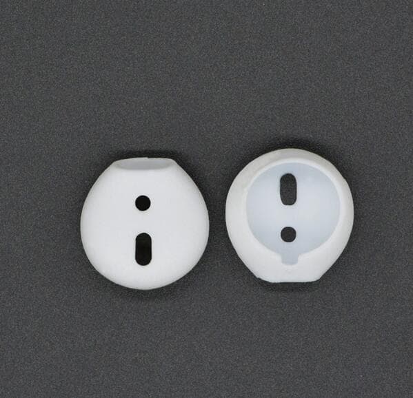 1 Pairs Silicone Earcap Replacement Earphone Accessory for Airpods 1 / 2  Earbud Headset Cover For Airpods 1 /2 Cover white