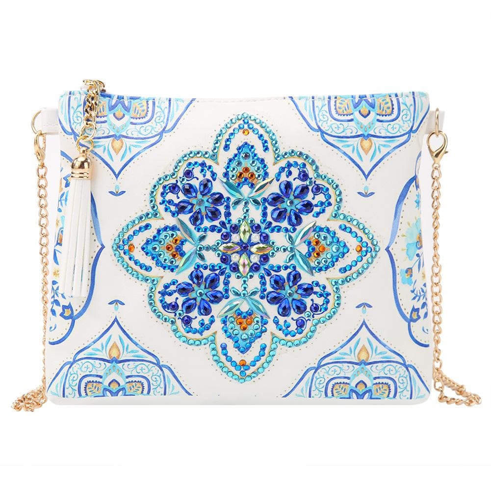 DIY HandCraft Purse Diamond Painting Mandala Crossbody Special Shaped Women Girl Handbag Storage
