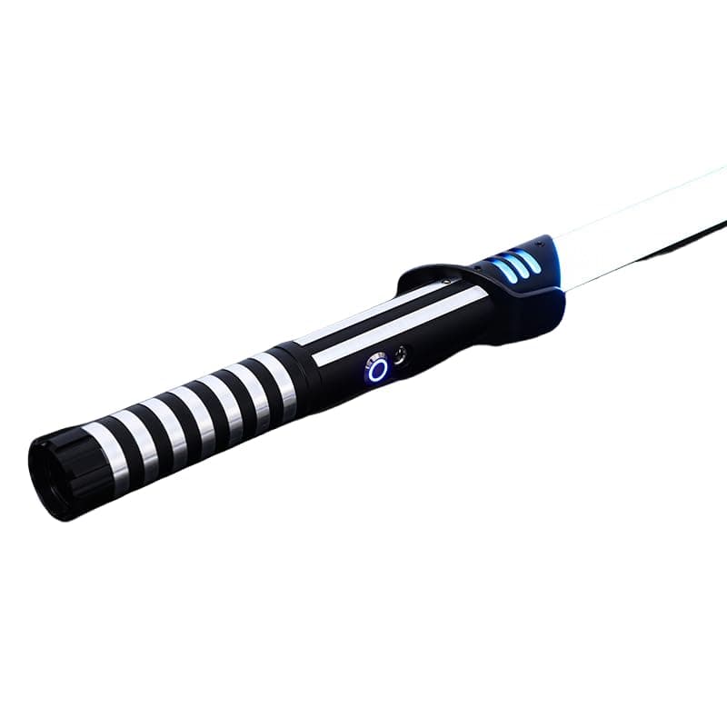 FYDN Illuminating Sword with and Flash Metal Detachable USB Perfect for Cosplay or as a Gift Saber 16-Color Lightsaber, LEDs, Sound, Vibration, Modes,