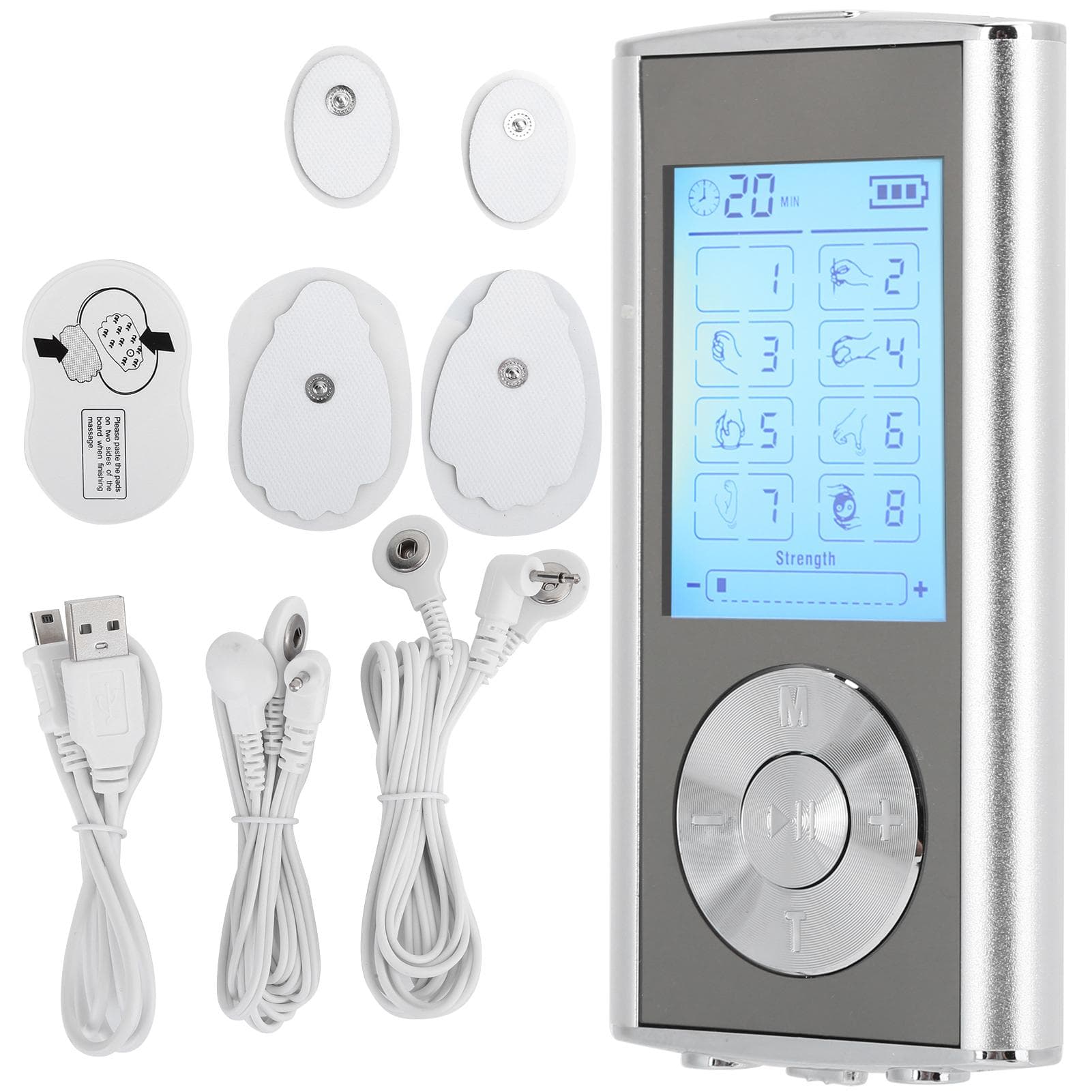 EMS Pulse Massager Pain Relief Muscle Stimulator TENS Physiotherapy Machine US PLUG