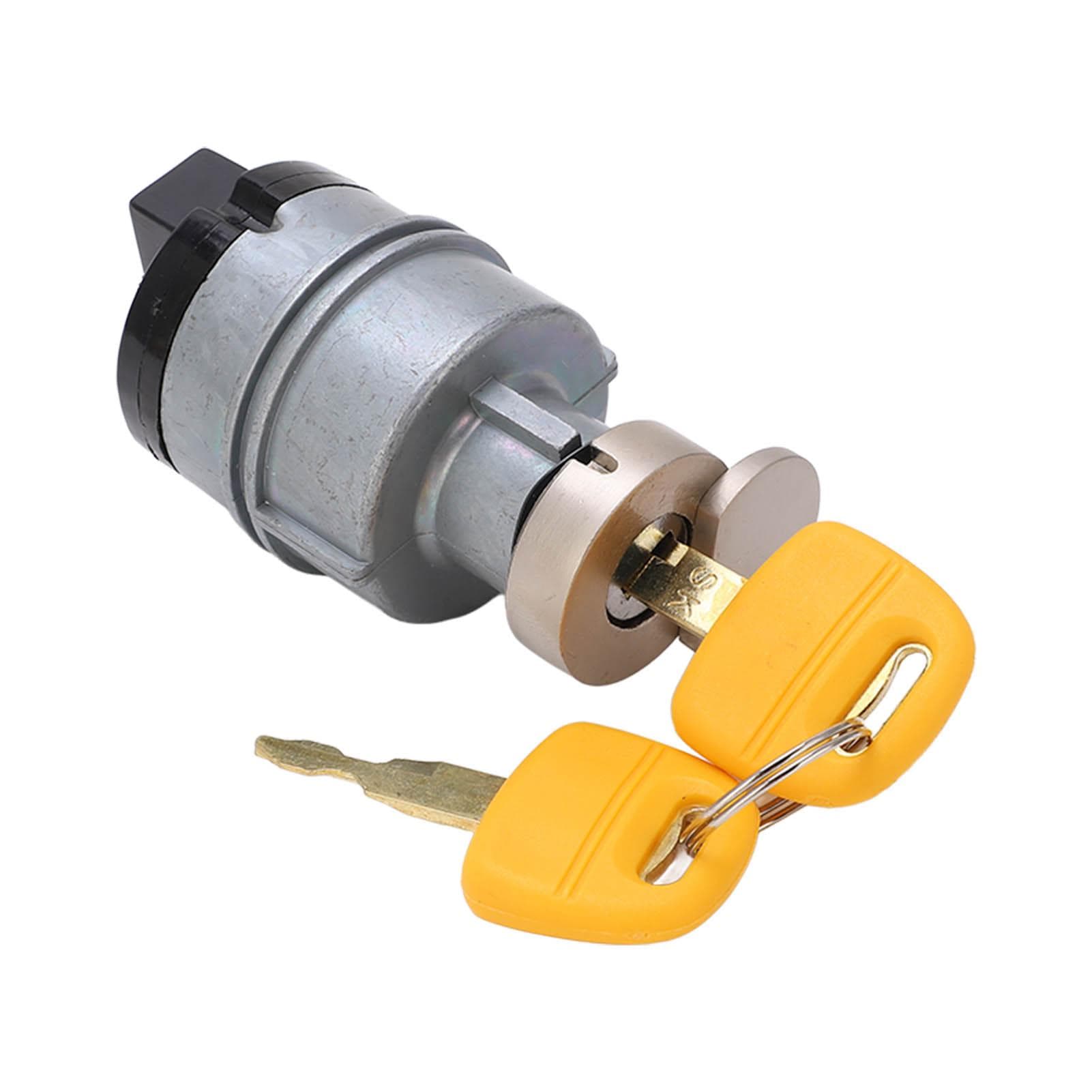 Excavator Ignition Start Switch Robust Red Copper Contact Starter Switch Replacement for KOBELCO SK