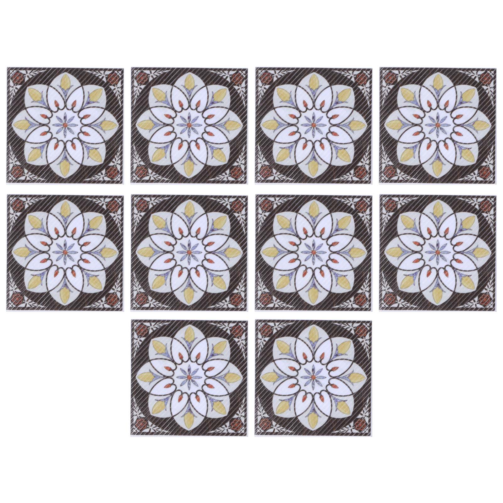 20PCS Self Adhesive Tile Diagonal Sticker Waterproof Tile Floor Wall Stickers Floor Decals